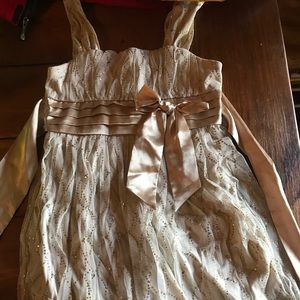 Gold My Michelle dress, size 8